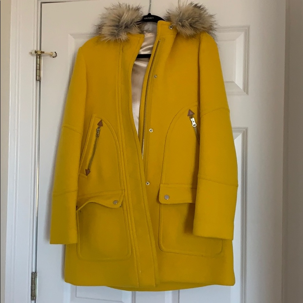J Crew Wool Perka Coat